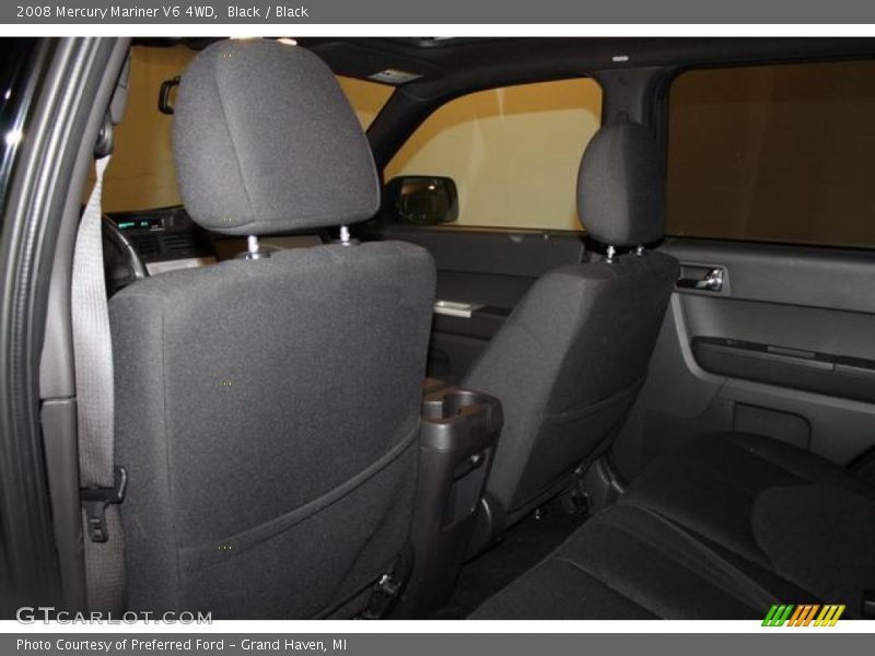 Black / Black 2008 Mercury Mariner V6 4WD