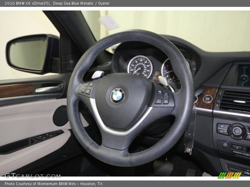 Deep Sea Blue Metallic / Oyster 2010 BMW X6 xDrive35i