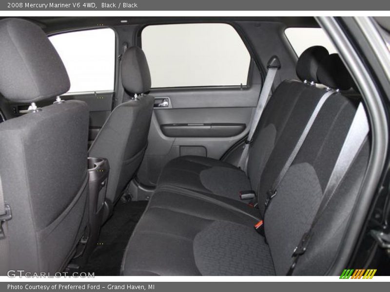Black / Black 2008 Mercury Mariner V6 4WD