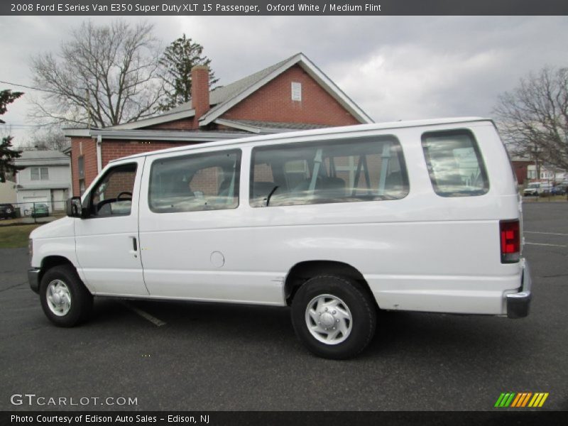 Oxford White / Medium Flint 2008 Ford E Series Van E350 Super Duty XLT 15 Passenger
