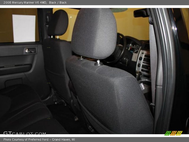 Black / Black 2008 Mercury Mariner V6 4WD