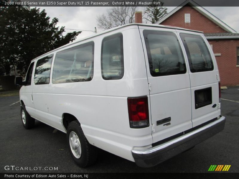 Oxford White / Medium Flint 2008 Ford E Series Van E350 Super Duty XLT 15 Passenger