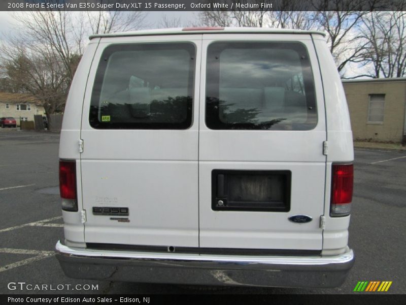 Oxford White / Medium Flint 2008 Ford E Series Van E350 Super Duty XLT 15 Passenger