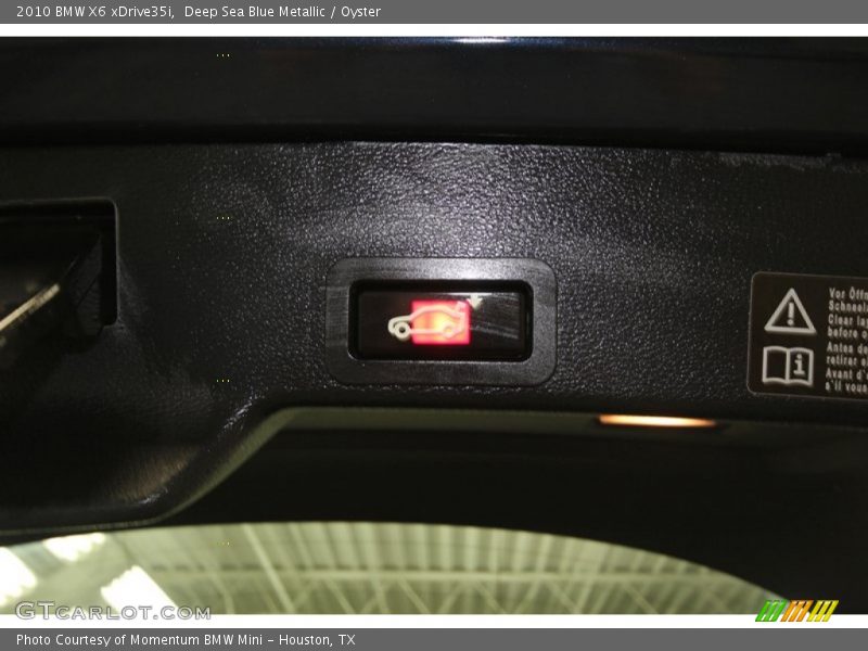 Deep Sea Blue Metallic / Oyster 2010 BMW X6 xDrive35i