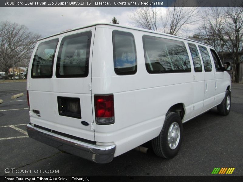 Oxford White / Medium Flint 2008 Ford E Series Van E350 Super Duty XLT 15 Passenger