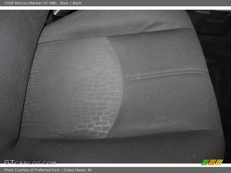 Black / Black 2008 Mercury Mariner V6 4WD