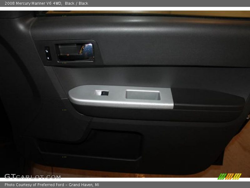 Black / Black 2008 Mercury Mariner V6 4WD