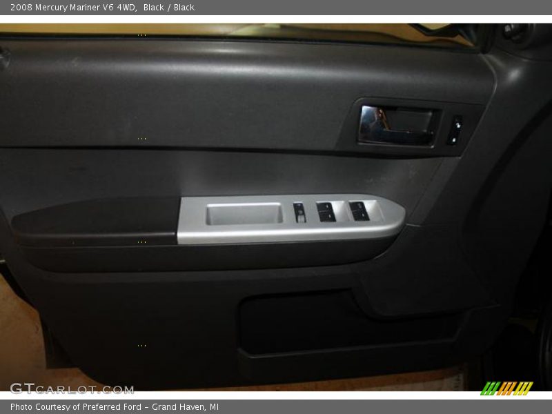 Black / Black 2008 Mercury Mariner V6 4WD