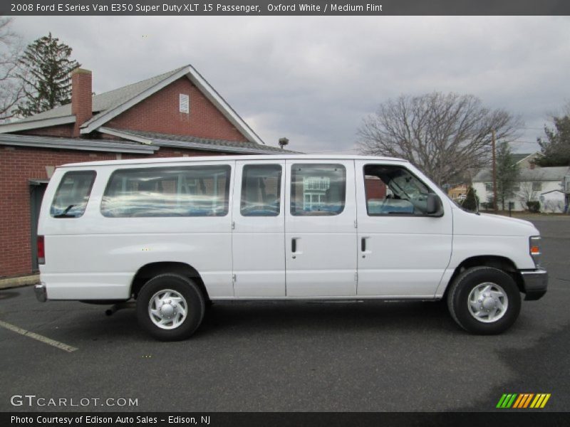 Oxford White / Medium Flint 2008 Ford E Series Van E350 Super Duty XLT 15 Passenger