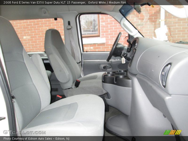  2008 E Series Van E350 Super Duty XLT 15 Passenger Medium Flint Interior