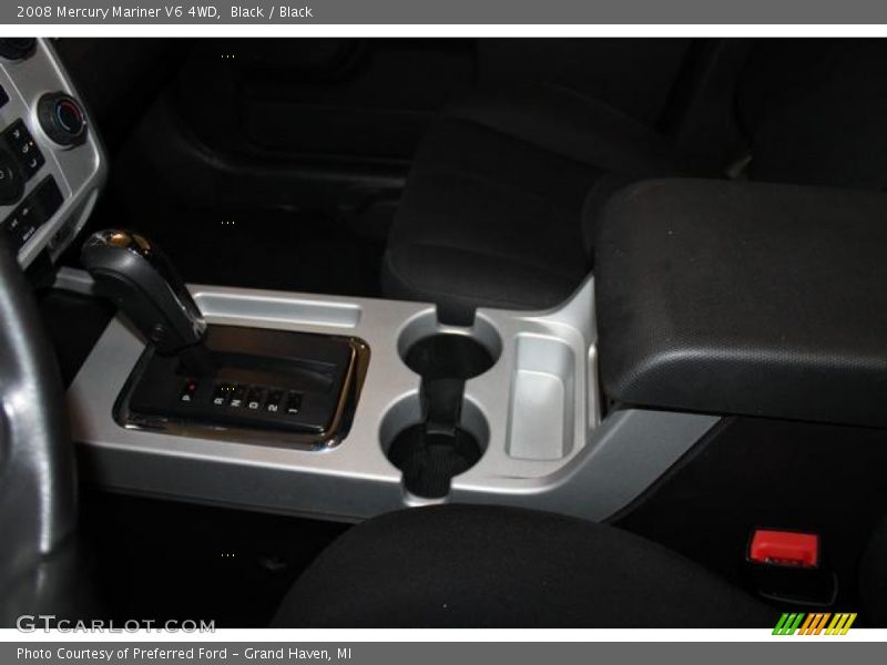 Black / Black 2008 Mercury Mariner V6 4WD