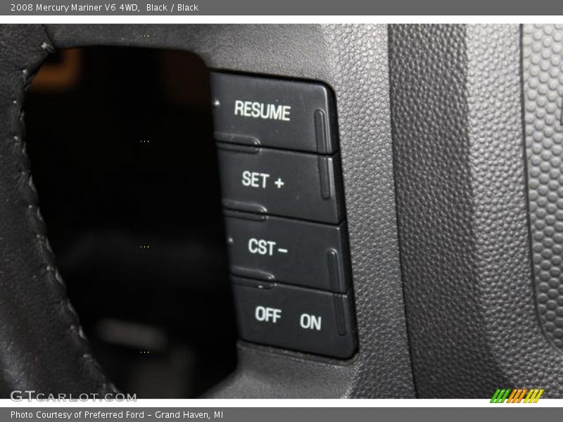 Black / Black 2008 Mercury Mariner V6 4WD