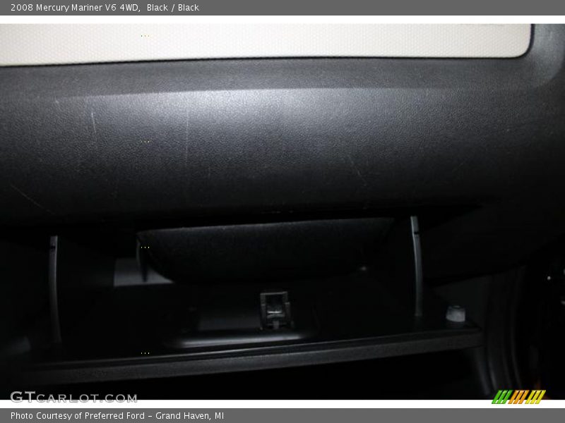 Black / Black 2008 Mercury Mariner V6 4WD