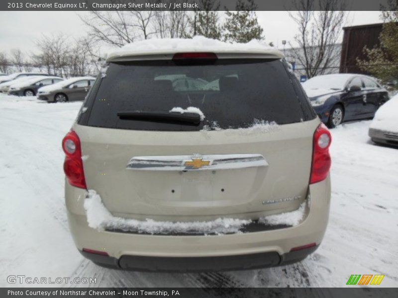 Champagne Silver Metallic / Jet Black 2013 Chevrolet Equinox LT