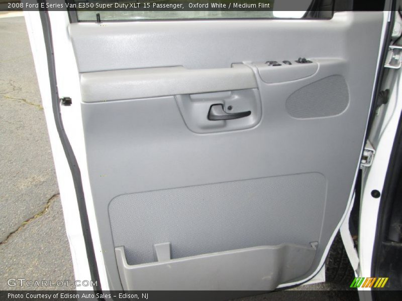 Oxford White / Medium Flint 2008 Ford E Series Van E350 Super Duty XLT 15 Passenger
