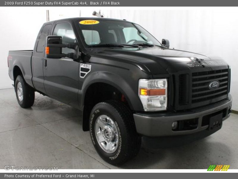 Black / FX4 Black 2009 Ford F250 Super Duty FX4 SuperCab 4x4