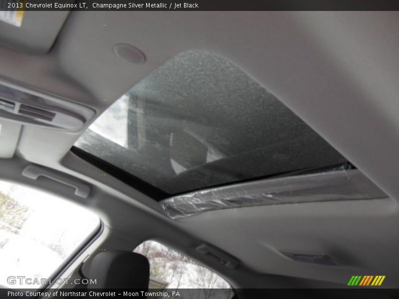 Champagne Silver Metallic / Jet Black 2013 Chevrolet Equinox LT