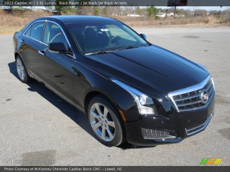 Black Raven / Jet Black/Jet Black Accents 2013 Cadillac ATS 3.6L Luxury