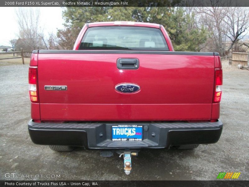 Redfire Metallic / Medium/Dark Flint 2008 Ford F150 XL SuperCab