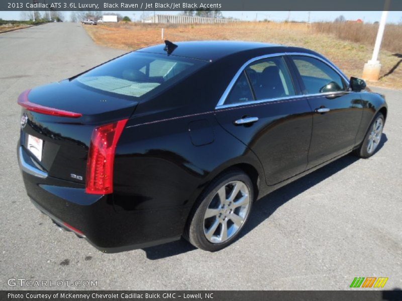 Black Raven / Jet Black/Jet Black Accents 2013 Cadillac ATS 3.6L Luxury