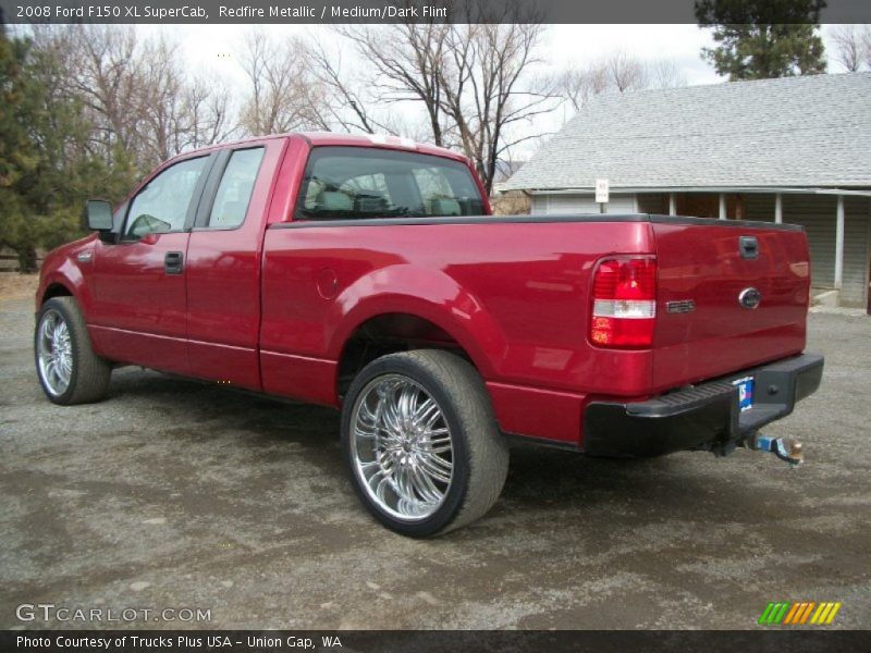 Redfire Metallic / Medium/Dark Flint 2008 Ford F150 XL SuperCab