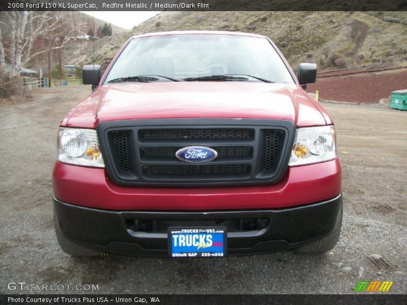 Redfire Metallic / Medium/Dark Flint 2008 Ford F150 XL SuperCab
