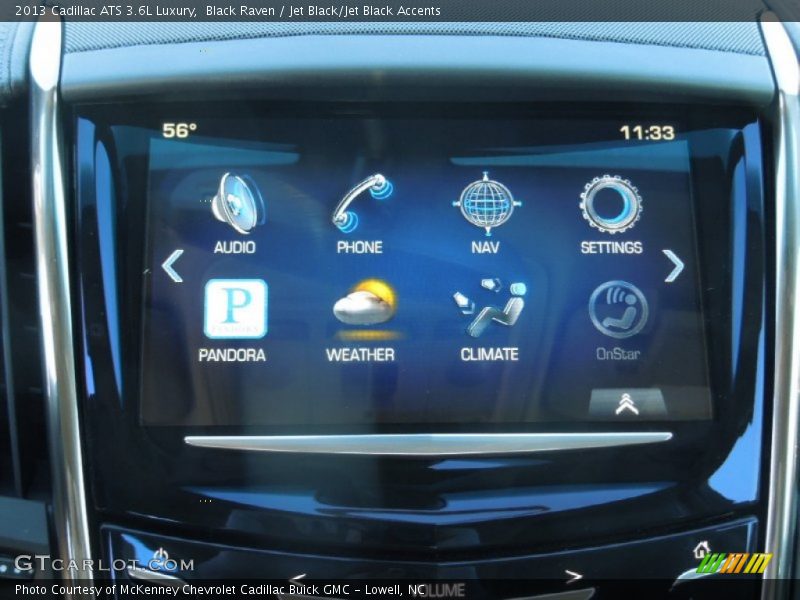 Black Raven / Jet Black/Jet Black Accents 2013 Cadillac ATS 3.6L Luxury