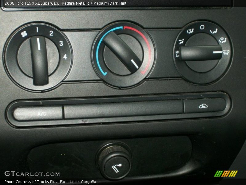 Redfire Metallic / Medium/Dark Flint 2008 Ford F150 XL SuperCab