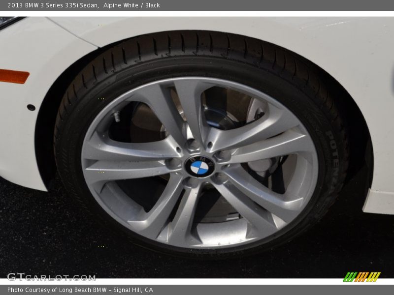 Alpine White / Black 2013 BMW 3 Series 335i Sedan