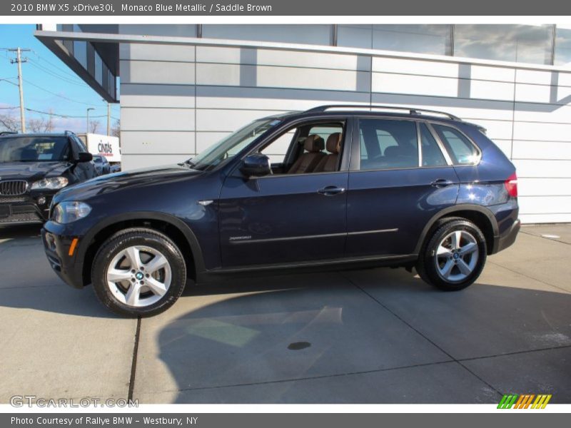 Monaco Blue Metallic / Saddle Brown 2010 BMW X5 xDrive30i