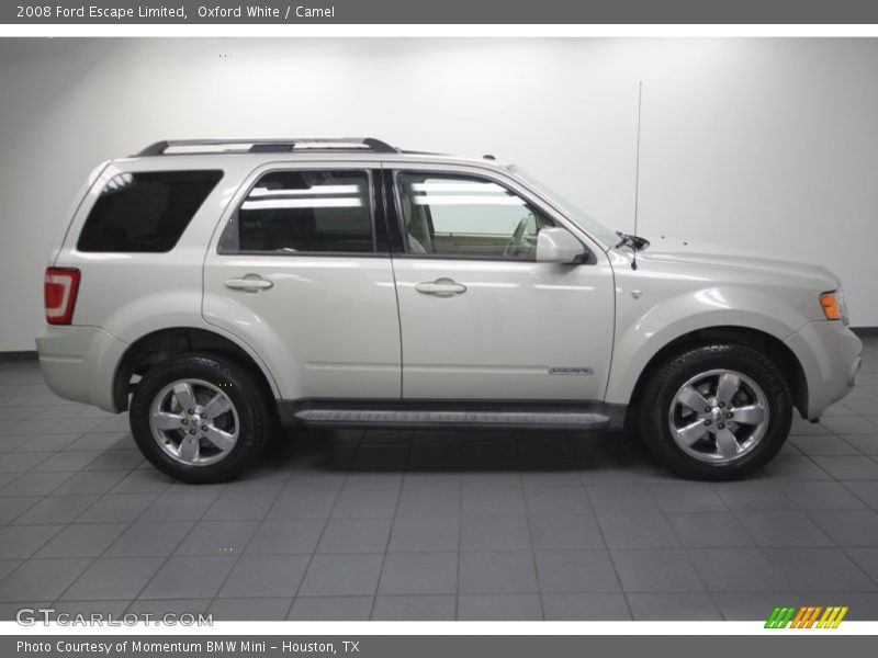 Oxford White / Camel 2008 Ford Escape Limited