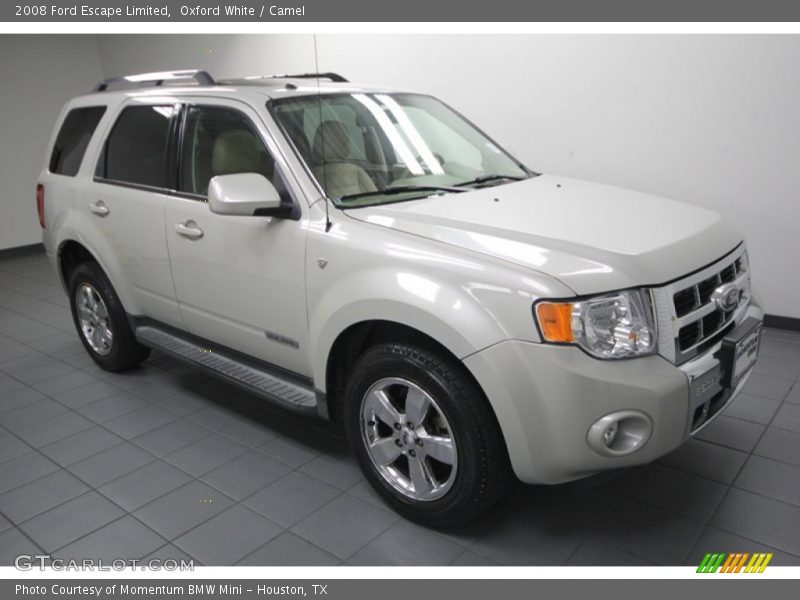 Oxford White / Camel 2008 Ford Escape Limited