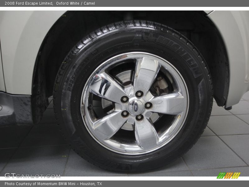 Oxford White / Camel 2008 Ford Escape Limited