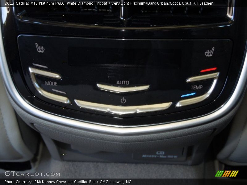 White Diamond Tricoat / Very Light Platinum/Dark Urban/Cocoa Opus Full Leather 2013 Cadillac XTS Platinum FWD