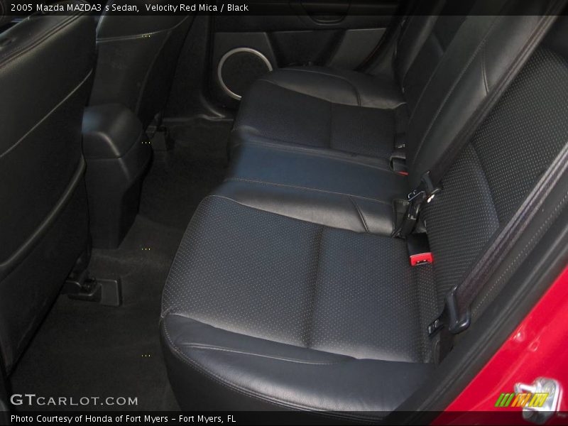Velocity Red Mica / Black 2005 Mazda MAZDA3 s Sedan