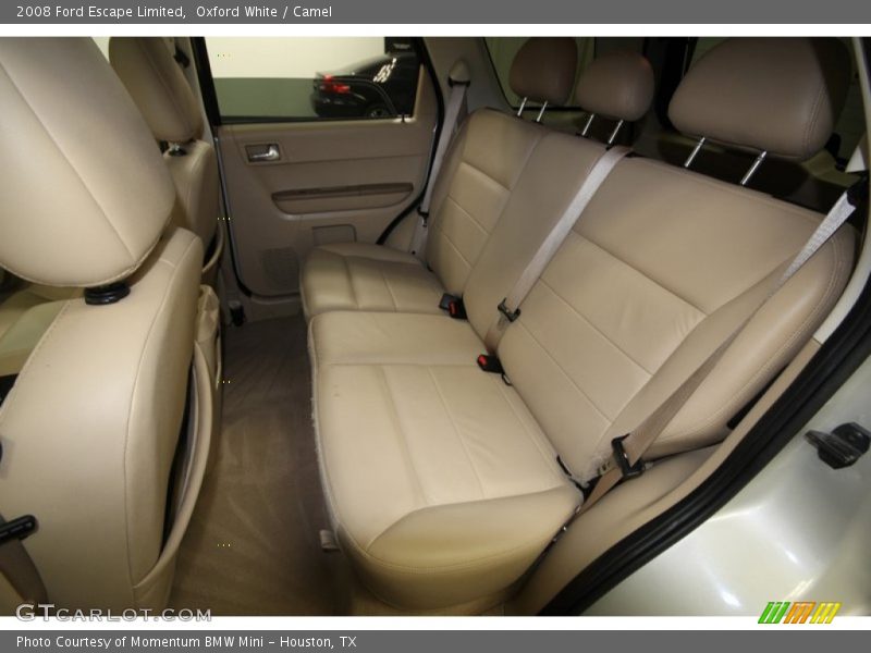Oxford White / Camel 2008 Ford Escape Limited