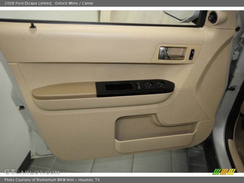 Oxford White / Camel 2008 Ford Escape Limited
