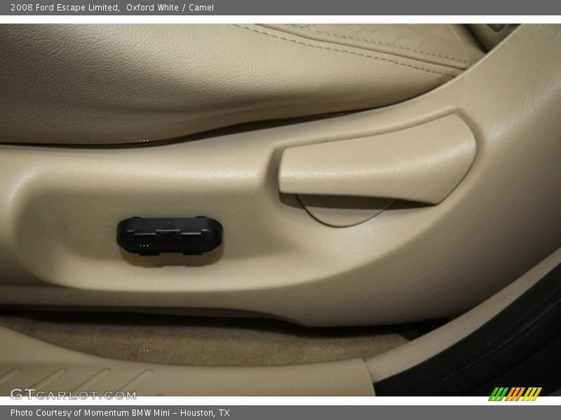 Oxford White / Camel 2008 Ford Escape Limited