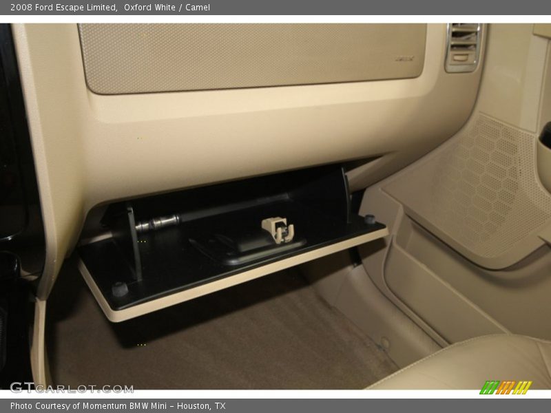 Oxford White / Camel 2008 Ford Escape Limited