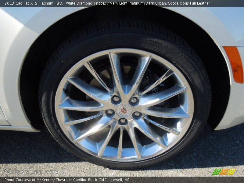 White Diamond Tricoat / Very Light Platinum/Dark Urban/Cocoa Opus Full Leather 2013 Cadillac XTS Platinum FWD