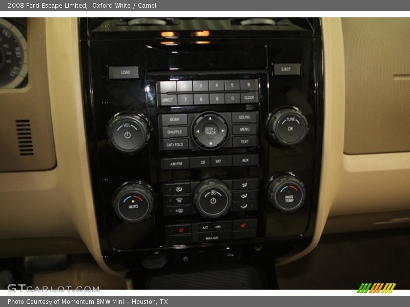 Oxford White / Camel 2008 Ford Escape Limited