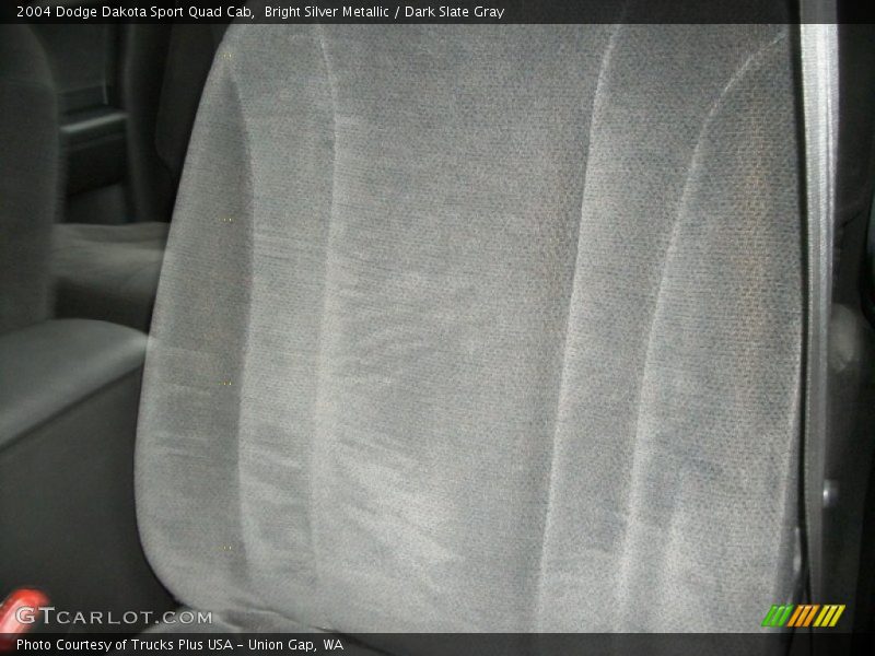 Bright Silver Metallic / Dark Slate Gray 2004 Dodge Dakota Sport Quad Cab