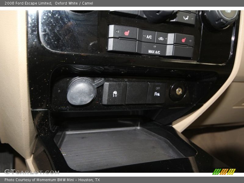 Oxford White / Camel 2008 Ford Escape Limited