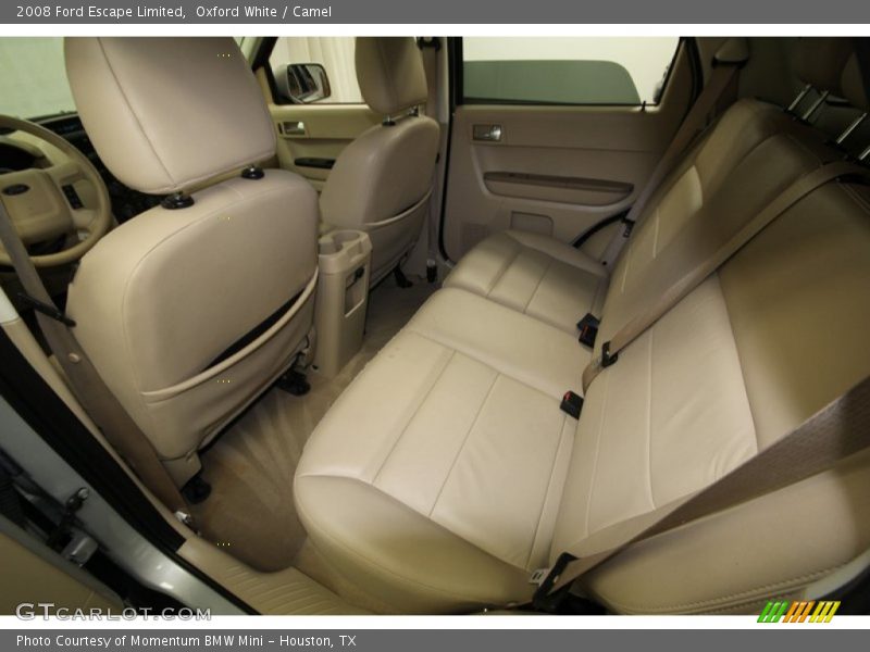 Oxford White / Camel 2008 Ford Escape Limited