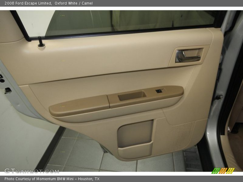 Oxford White / Camel 2008 Ford Escape Limited