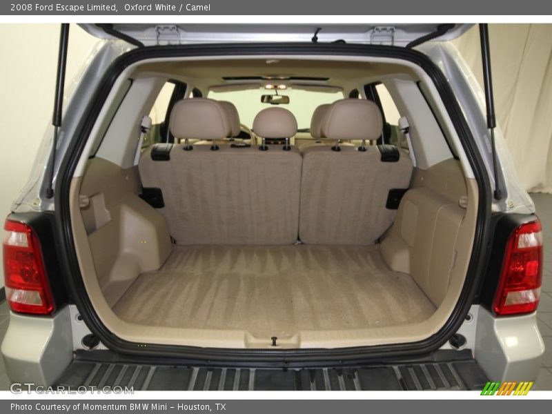 Oxford White / Camel 2008 Ford Escape Limited