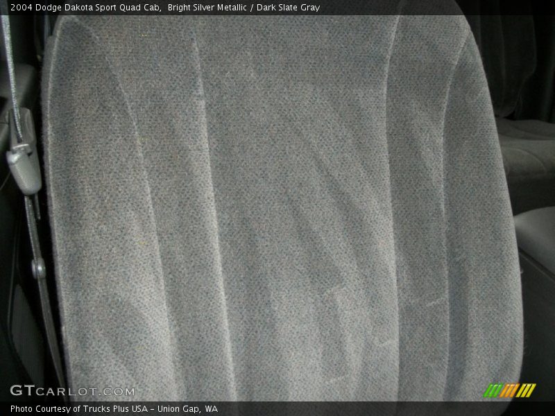 Bright Silver Metallic / Dark Slate Gray 2004 Dodge Dakota Sport Quad Cab