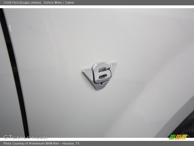 Oxford White / Camel 2008 Ford Escape Limited
