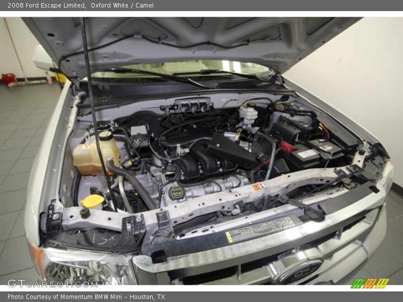 Oxford White / Camel 2008 Ford Escape Limited