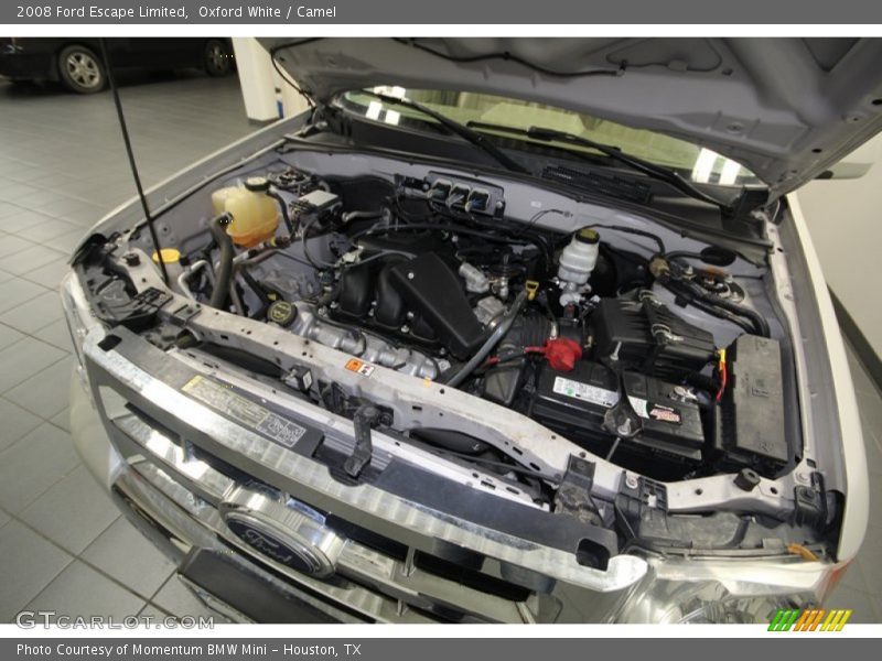 Oxford White / Camel 2008 Ford Escape Limited